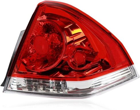 أضواء الذيل متوافقة مع 2006-2013 Chevy Impala LS LT LTZ Police 2014-2016 شيفروليه المحدودة الجانب الأيسر للسائق استبدال ضوء الفرامل الهالوجين لـ 25971597 GM2800193 in Kuwait