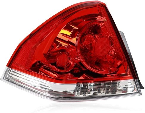 أضواء الذيل متوافقة مع 2006-2013 Chevy Impala LS LT LTZ Police 2014-2016 شيفروليه المحدودة الجانب الأيسر للسائق استبدال ضوء الفرامل الهالوجين لـ 25971597 GM2800193 in Saudi Arabia