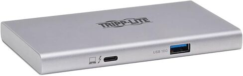 قاعدة توصيل Tripp Lite ذات 4 منافذ Thunderbolt 3، شاشة واحدة: فيديو 8K @ 30 هرتز - شاشتان: 4K @ 60 هرتز، 10 جيجابت في الثانية USB-A، شحن 100 واط، متوافق مع Windows Chromebook وMac، ضمان لمدة عام (MTB4-HUB3-01) in Kuwait