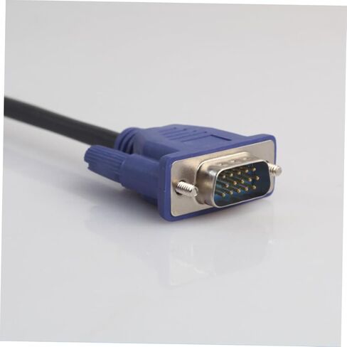 Uonlytech كابل VGA ذكر إلى ذكر محول فيديو للكمبيوتر RGB عرض النوى الفريت Svga إلى HDTV العارض in Kuwait