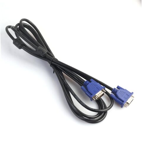 Uonlytech كابل VGA ذكر إلى ذكر محول فيديو للكمبيوتر RGB عرض النوى الفريت Svga إلى HDTV العارض in Kuwait