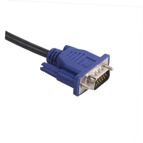 Uonlytech كابل VGA ذكر إلى ذكر محول فيديو للكمبيوتر RGB عرض النوى الفريت Svga إلى HDTV العارض in Kuwait