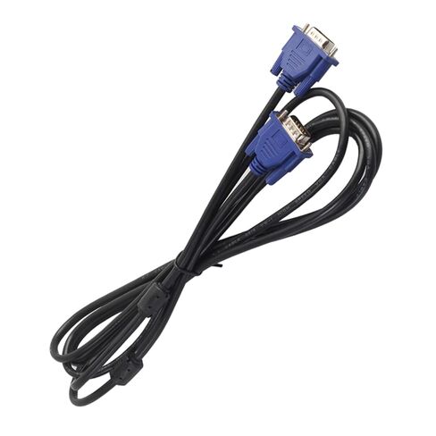 Uonlytech كابل VGA ذكر إلى ذكر محول فيديو للكمبيوتر RGB عرض النوى الفريت Svga إلى HDTV العارض in Kuwait