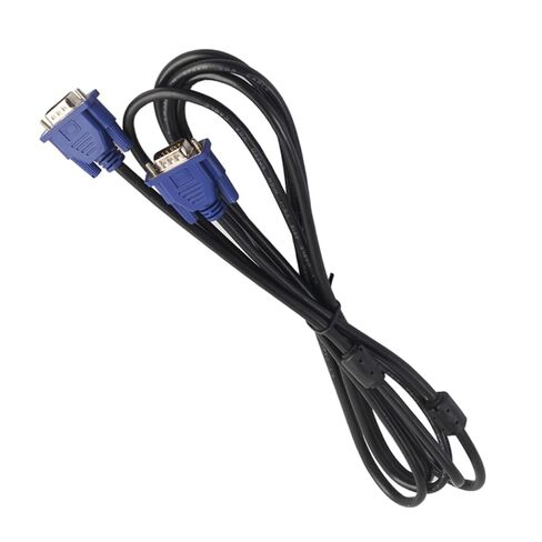 Uonlytech كابل VGA ذكر إلى ذكر محول فيديو للكمبيوتر RGB عرض النوى الفريت Svga إلى HDTV العارض in Kuwait