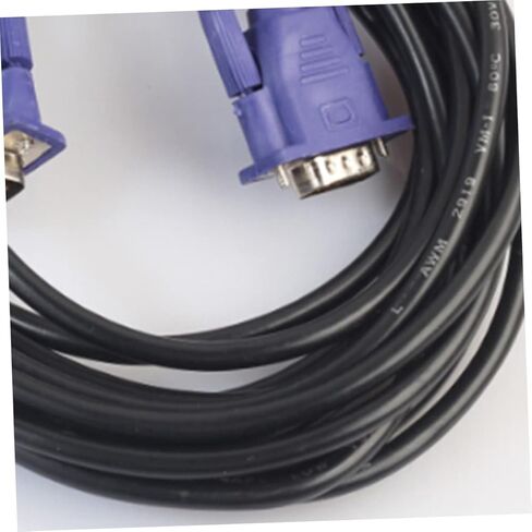 Uonlytech Meters Vga Cable ذكر إلى ذكر كابل شاشة Ferrite Core يدعم دقة أجهزة الكمبيوتر HDTV in Kuwait
