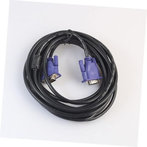 Uonlytech Meters Vga Cable ذكر إلى ذكر كابل شاشة Ferrite Core يدعم دقة أجهزة الكمبيوتر HDTV in Kuwait