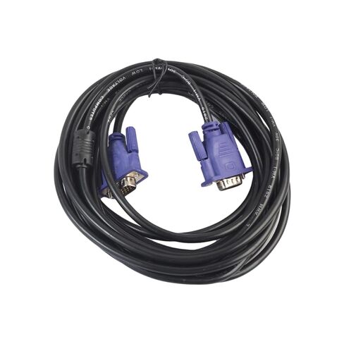Uonlytech Meters Vga Cable ذكر إلى ذكر كابل شاشة Ferrite Core يدعم دقة أجهزة الكمبيوتر HDTV in Kuwait