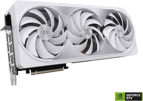 بطاقة رسومات Gigabyte GV-N4080AERO OC-16GD GeForce RTX 4080 سعة 16 جيجابايت AERO OC، 3X مراوح WINDFORCE، 16 جيجابايت 256 بت GDDR6X، بطاقة فيديو in Saudi Arabia