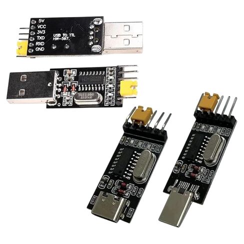 USpB إلى محول تسلسلي CH340G-3.3V/5V Type-C وحدة محول ذكر/أنثى لـ Artduino/STM32 Win/Maic/Llnux Driver جديد 2026 عالي لمكونات إلكترونية موثوقة ودقة وأداء مستقر in Kuwait
