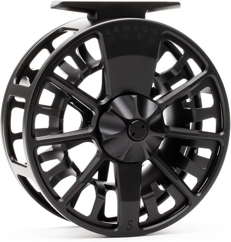 LAMSON Guru S-Series -3+ Fly Fishing Reel, All-Water, Large Arbor | Workhorse Fly Reel, Sealed Conical Drag, Large Arbor, Durable CNC Machined Anodized Build, Best For All-Water Fishing in Saudi Arabia