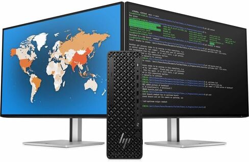 محطة عمل HP Z2 G1i - Intel Core Ultra 9 285-32 جيجابايت - 1 تيرابايت SSD - عامل شكل صغير - أسود - شريحة Intel W880 - Windows 11 Pro - رسومات NVIDIA RTX A1000 8 جيجابايت - لوحة مفاتيح باللغة الإنجليزية - إيثرنت in Kuwait