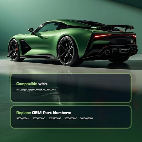 Backup Camera Rear View Parking Assist Camera 170° HD Night Vision for Dodge Charger Chrysler 300 2011 2012 2013 2014 Replaces 56054058AH, 56054058AD, 56054058AE, 56054058AF, 56054058AG in Kuwait