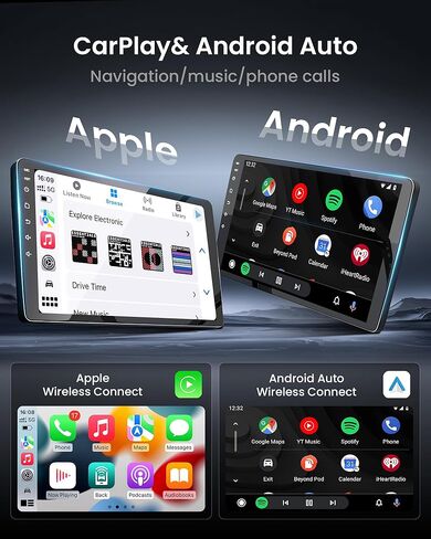 4G + 64GB راديو السيارة ستيريو لسوبارو فورستر امبريزا WRX 2008-2012: 9 بوصة Android 13 HD IPS شاشة لمس بديلة CarPlay&Android Auto GPS 5GWiFi Head Unit Bluetooth5.0 SWC+كاميرا احتياطية FM in Kuwait