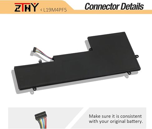 استبدال بطارية الكمبيوتر المحمول ZTHY L19M4PF5 L19C4PF5 لجهاز Lenovo Ideapad Yoga Slim 7-15IIL05 / Yoga Slim 7-15ITL05 / Slim 7-15IIL05 / Slim 7-15ITL05 Series SB10W65293 5B10W65278 SB10W65279 15.44V 71Wh in Kuwait