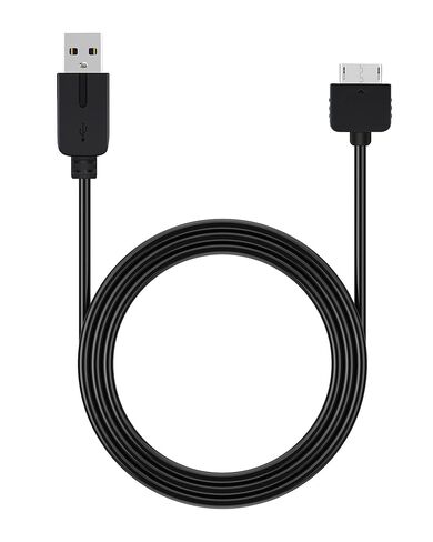 كابل شاحن USB لجهاز PS Vita 1000، سلك شحن سريع 1.2 متر/4 قدم، سترة PVC وقلب نحاسي نقي 24AWG (1، أسود) in Kuwait