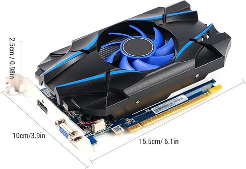 بطاقة رسومات Docooler GeForce GT 1030 2GB GDDR5 64 بت منخفضة المستوى بطاقة رسومات قوية للألعاب للكمبيوتر الشخصي in Saudi Arabia