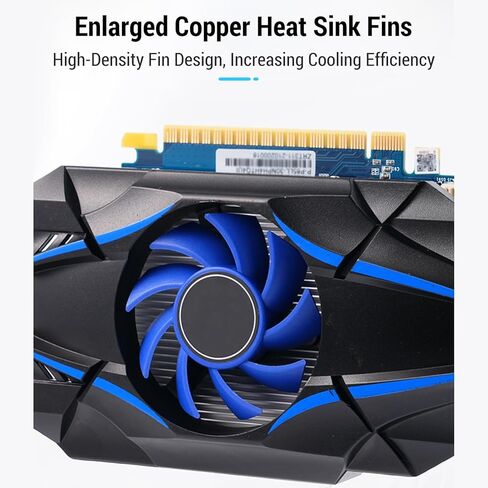 بطاقة رسومات Docooler GeForce GT 1030 2GB GDDR5 64 بت منخفضة المستوى بطاقة رسومات قوية للألعاب للكمبيوتر الشخصي in Saudi Arabia