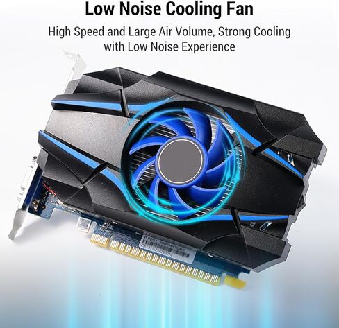 بطاقة رسومات Docooler GeForce GT 1030 2GB GDDR5 64 بت منخفضة المستوى بطاقة رسومات قوية للألعاب للكمبيوتر الشخصي in Saudi Arabia