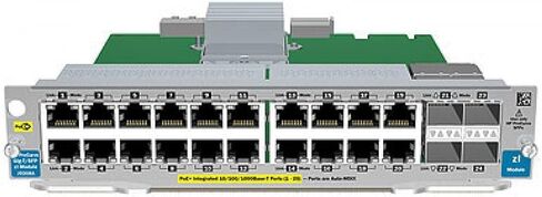 وحدة HP J9536A 20P GIG-T POE+/2P FP+ V2 SFP+ (متجددة) in Kuwait