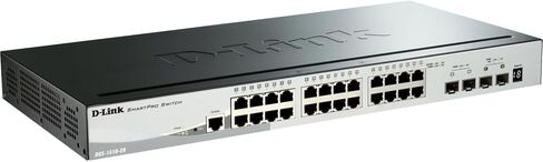 D-Link DGS-1510-28X SmartPro 28-Port 10/100/1000Base-T محول جيجابت قابل للتركيب على حامل in Kuwait