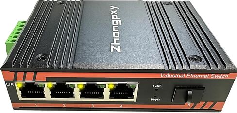 محول إيثرنت صناعي 4 × جيجابت RJ45 + 1 × ألياف SFP | محول DIN-Rail ذو 5 منافذ غير مُدار | ألومنيوم IP40 | 12-52 فولت تيار مستمر | -40~80 درجة مئوية | تبديل الشبكة الصناعية المدمجة in Kuwait