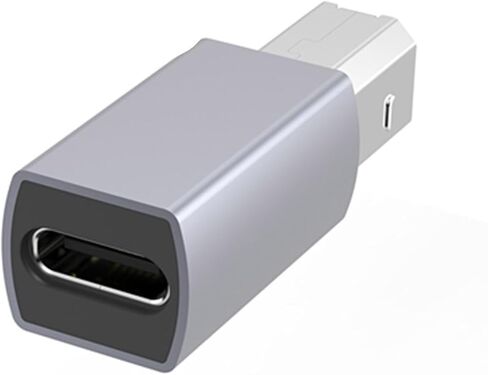 USB B to C Adapter Female to Printer Male Converter Type to Connector Data Sync for Printer Type C Female to USB Male Cable Converter in Saudi Arabia