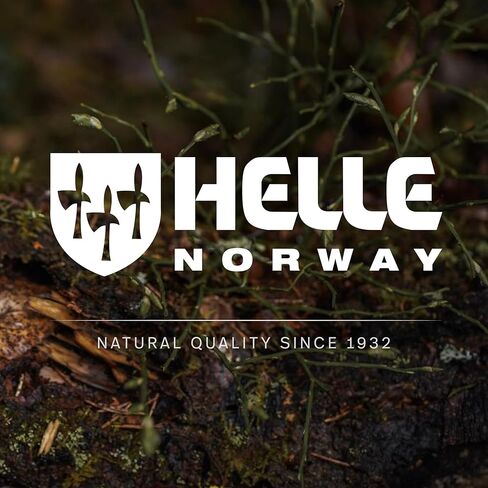 سكاكين HELLE - هاردنج - سكين مغامرة خارجي مع غمد، شفرة ثابتة ثلاثية الطبقات من الفولاذ المقاوم للصدأ، مقبض بتولا مجعد، صنع في النرويج in Kuwait