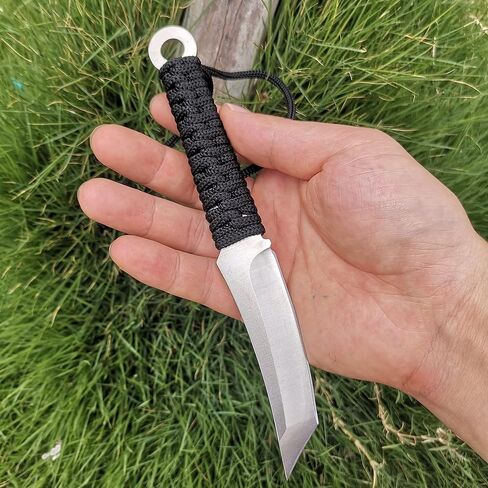 CHENHAN 3.35-inch Fixed Blade Knife with Sheath, Survival Tactical Knife,Hunting Knife with Rope Handle,Good for Camping Hunting and Outdoor in Saudi Arabia