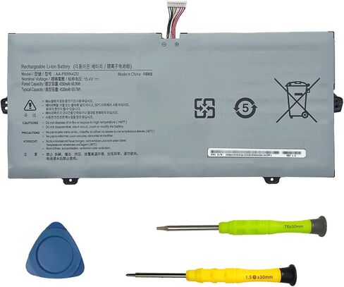بطارية AA-PBRN4ZU متوافقة مع Samsung Galaxy Book Flex 930QCG 930QCJ 930XCJ NP930QCG-K01 950QCG-X01 950QCJ 950XCJ NP950QCG NP950QCG-K01US 15.4V 4350mAh 66.9Wh 4 خلايا in Kuwait