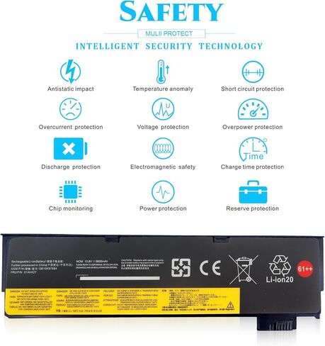 61++ 01AV427 T480 01AV425 SB10K97584 استبدال البطارية لجهاز ThinkPad T480 T470 P51S P52S T570 T580 A485 A475 TP25 Series SB10K97585 01AV490 01AV492 4X50M08812 01AV422 01AV423 01AV428. in Kuwait