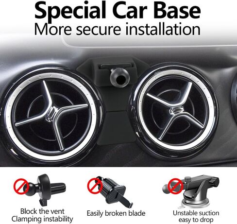 Car Magnetic Phone Mount for Mercedes Benz GLA-Class 2015-2020 and CLA Class 2014-2019 Auto Interior Accessories Best Cellphone Holder Mobile Cradle Cell Phones Navigation Charging Screen Stand in Saudi Arabia
