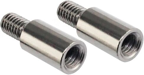 2 Pieces Joystick Shaft Extender Game Controller Joystick Extension Rod Screw for/Seimitsu Joystick,Metal in Saudi Arabia