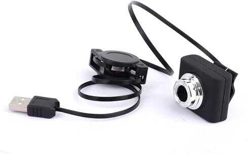 USB Webcam 120° Wide Angle Laptop Camera with HD Video for Online Teaching and Video Calling, USB Computer Webcam Compatible with Desktop and Notebook, Black in Saudi Arabia