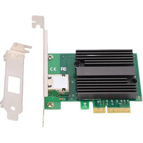 بطاقة محول شبكة إيثرنت، بطاقة توسيع جيجابت PCIe x4 10G مع أصابع مطلية بالذهب ومشتت حراري، لوحدة التحكم، جهاز توجيه الخادم NAS in Saudi Arabia