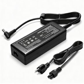 شاحن كمبيوتر QFA 65W 45W متوافق مع شاحن الكمبيوتر المحمول HP محول الطاقة الذكي ذو الطرف الأزرق in Kuwait