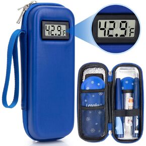 Leng Ke الأنسولين قلم Cooler Case Case Ice Pack TSA معتمدة ، 4 عبوات ICE قابلة لإعادة الاستخدام لحالة السفر ببرودة الأنسولين in Kuwait