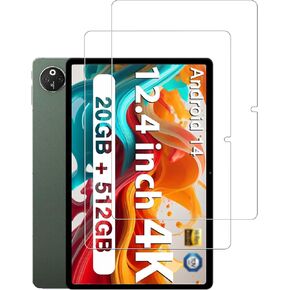 Screen Protector for DOOGEE T30 MAX 4K Tablet 12.4 Inch 2025 Upgraded Version,Tempered Glass Film Anti-Scratch High Touch Sensitivity,2 pack. in Kuwait