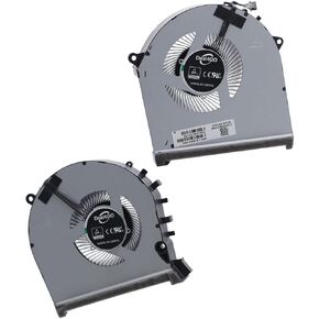 مروحة تبريد رسومات وحدة المعالجة المركزية Deal4GO L62865-001 L62866-001 بديلة لـ HP OMEN 17-CB 17t-CB 2019 17-CB0005NA مع RTX 20x0 in Kuwait