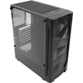 حقيبة كمبيوتر جانبية من الزجاج المقوى Operitacx ATX مع دعم كامل لتبريد المياه، وهيكل سطح مكتب أسود للألعاب لأجهزة الكمبيوتر عالية الأداء والبنيات المخصصة in Saudi Arabia