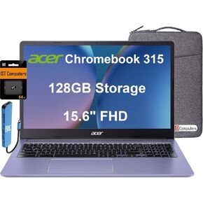لاب توب آيسر كروم بوك 315، شاشة 15.6 بوصة فل اتش دي، انتل سيليرون N4500، ذاكرة الوصول العشوائي 4 جيجابايت، 128 جيجابايت in Kuwait
