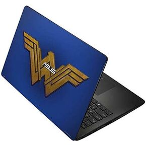 Skinit Decal Laptop Skin Compatible with Asus X502CA 15.6 - Officially Licensed Warner Bros Wonder Woman Large Logo Design in Kuwait