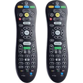 2 Pack S30-s1b Remote for Att Uverse Remote Control Universal Replacement with Easy Setup, Universal TV Remote for Everyday Use (Black) in Saudi Arabia