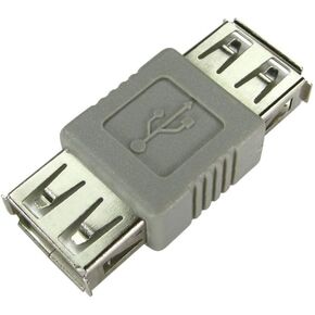 USB 2.0 نوع A أنثى إلى أنثى F/F تمديد محول مقرنة موصل مغير الجنس in Saudi Arabia