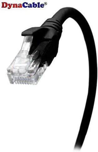 1 سلك تصحيح Cat6 Ethernet - مدرج في قائمة UL، كابل نحاسي صلب لشبكة LAN بموصلات 24AWG RJ45، أقصى سرعة 10 جيجابت في الثانية مثالية لوحدات تحكم ألعاب PS5 Xbox Nintendo Switch | 2 قدم/أسود (5 عبوات) in Kuwait