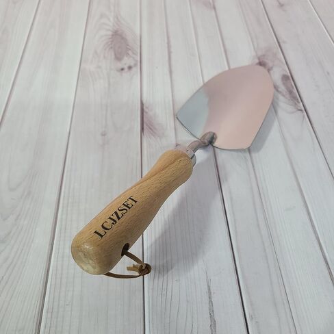 LCJZSET Gardening tools, namely, spades – Stainless steel shovel with wooden handle and hanging loop keeps your gardening tools organized. in Kuwait