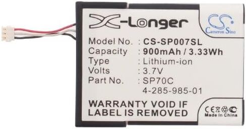 Replacement Battery Compatible for PSP E1002 PSP E1008 PSP E1004 Pulse Wireless Headset 7.1 PSP E1000 (900mAh/3.7V), 4-285-985-01 SP70C Battery in Saudi Arabia