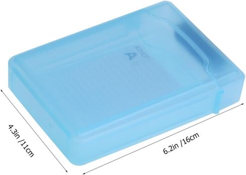 Hard Drive Disk Protective Box 5 Pack 3.5 Inch Hard Drive Storage Case Portable Plastic Protective Box Anti-Shock Mixed Colors in Saudi Arabia