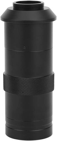 CCD Microscope Camera Lens, 25mm C Mount Lens 8X-100X Zoom Adjustable Magnification Industrial Microscope Accessory and Long Life in Saudi Arabia