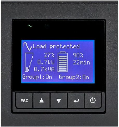 Eaton 9PX ليثيوم أيون UPS 2200VA/2000W 2U رف/برج عبر الإنترنت تحويل مزدوج موجة جيبية حقيقية 208 فولت إدخال/إخراج L6-20P قابس 8 C13 و2 C19 منافذ بطارية قابلة للتبديل السريع (9PX2200GRT-L) in Kuwait
