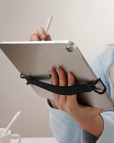 Secure Hand Strap Holder for 6-7.5" Tablets and eReaders, Compatible with Kindle, Kobo, Fire, Lenovo, Sony, High Elasticity, Lightweight Finger Grip Holder in Saudi Arabia